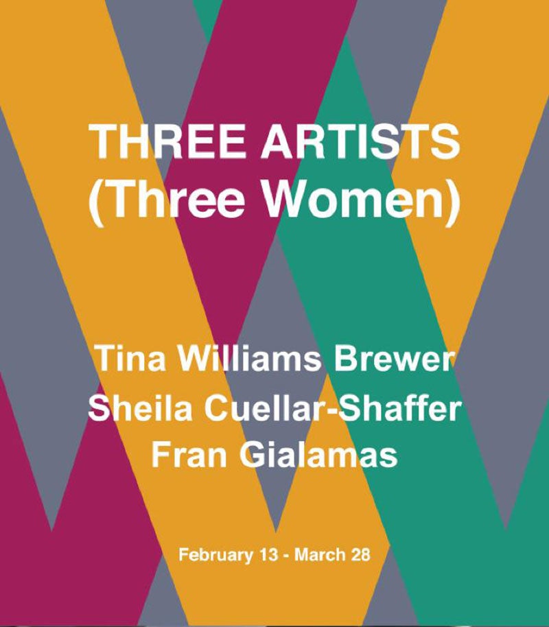 University Art Gallery Exhibition Three Artists (Three Women)