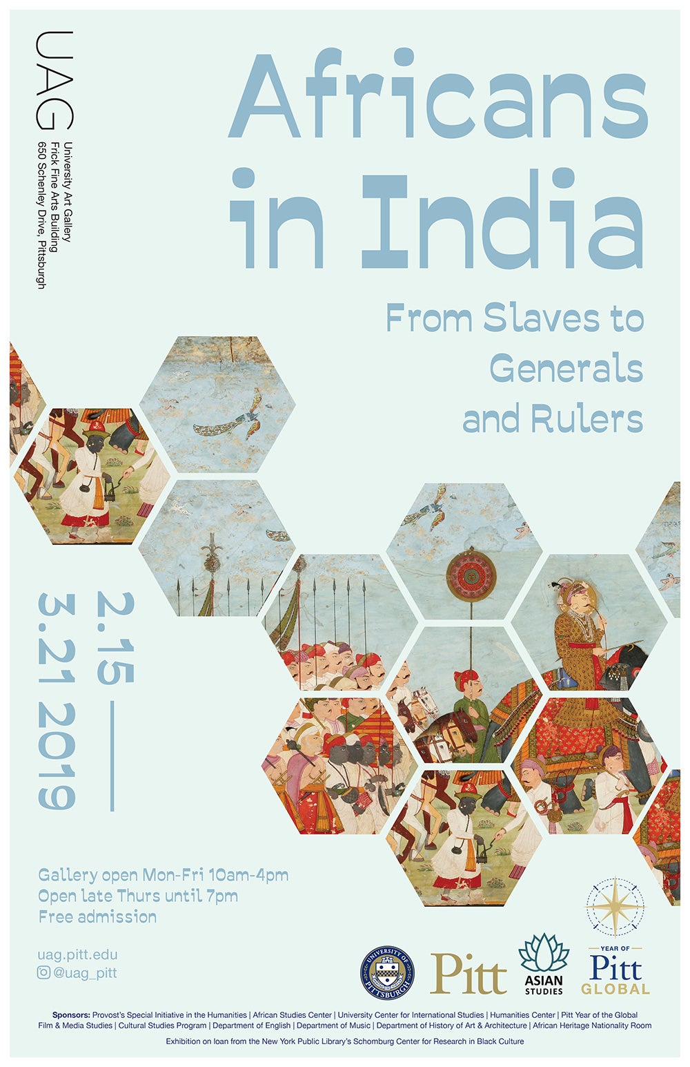 University Art Gallery Exhibition Africans in India: From Slaves to Generals and Rulers