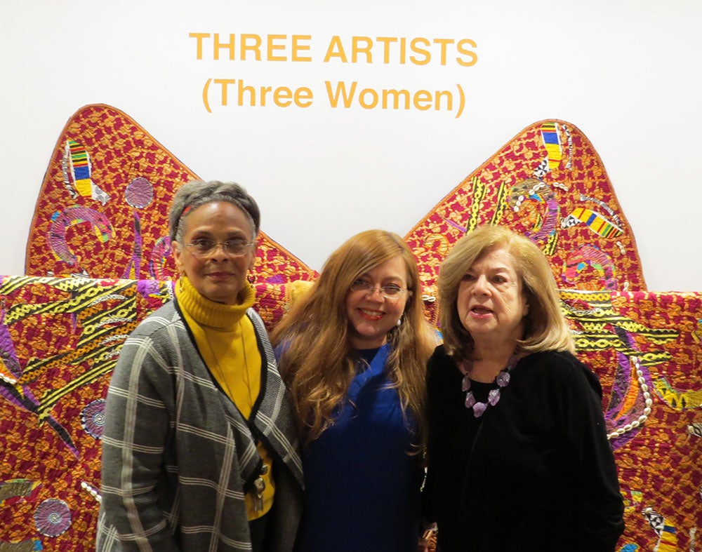 University Art Gallery Event Say Her Name: Gallery Conversation with Three Artists (Three Women)