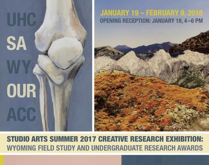 University Art Gallery Exhibition Studio Arts Summer 2017 Creative Research Exhibition