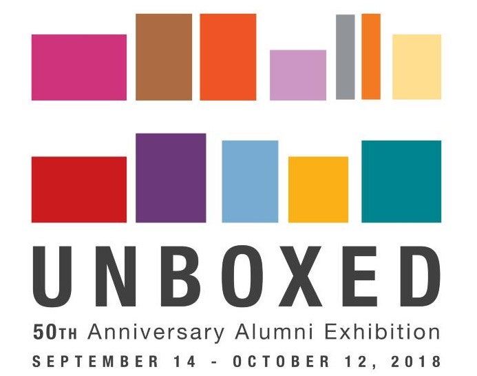 University Art Gallery Exhibition Unboxed: 50th Anniversary Alumni Exhibition