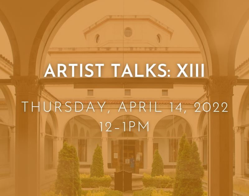 University Art Gallery Event XIII Artist Talks